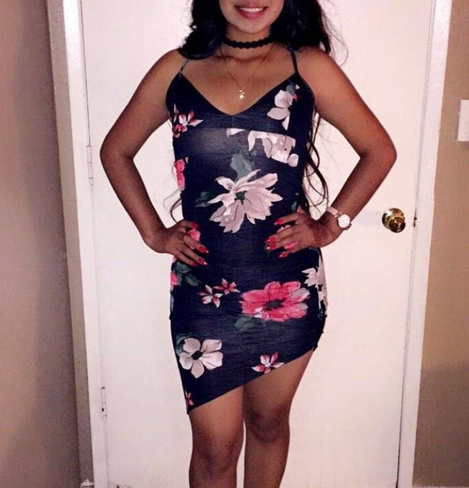Dress with flowers